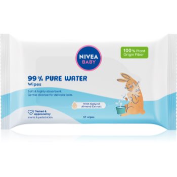 NIVEA BABY Pure Water Servetele umede cu efect revigorant - imagine 2